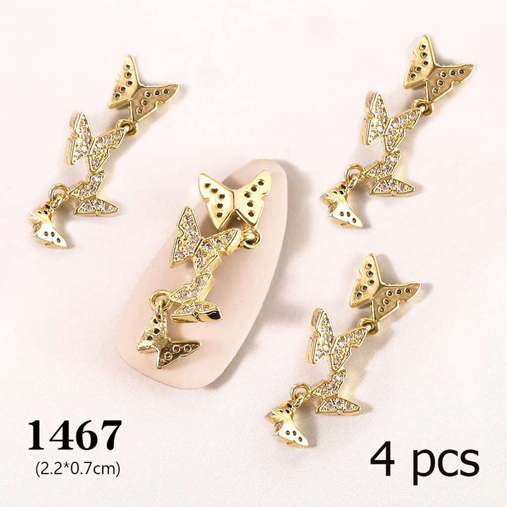 3D Butterfly Nail Charms That Rescue Flimsy Nail Art