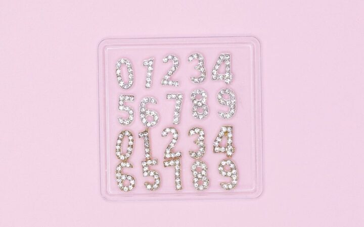 Salon Buying Guide: 3D Number Nail Charms (Gold & Silver)