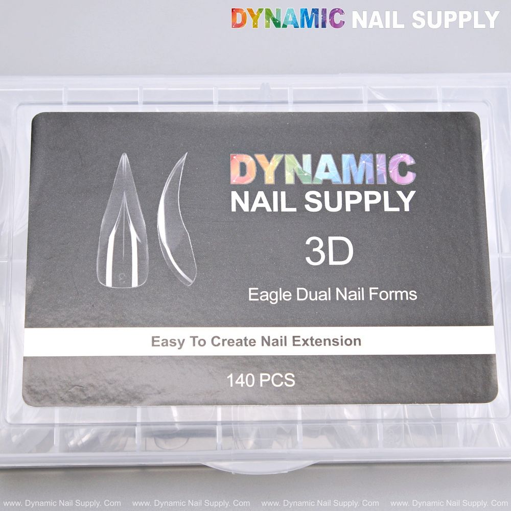 3D eagle dual nail forms pack - 7