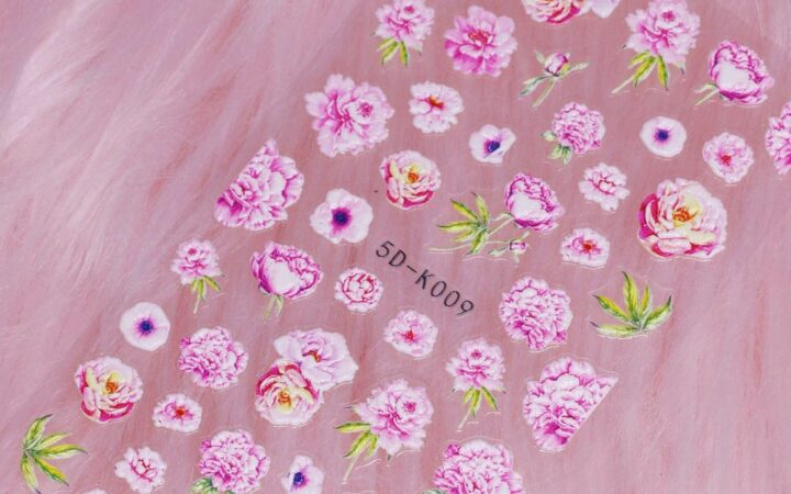 Floral Nail Stickers for Salon Workflow Efficiency