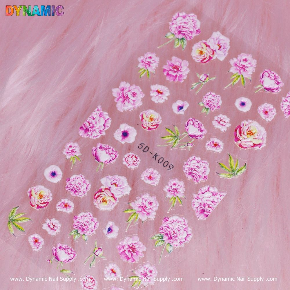 Floral Nail Stickers for Salon Workflow Efficiency