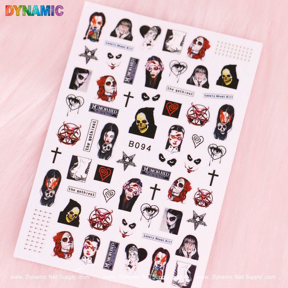 Haunted Halloween Nail Stickers for Spooky Nail Art