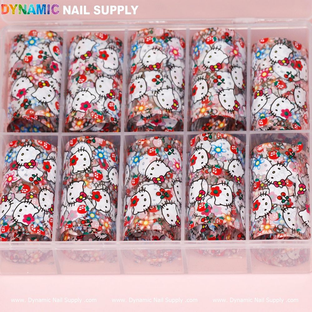 Kitty Nail Foils: Trendy Spring Nail Art Looks