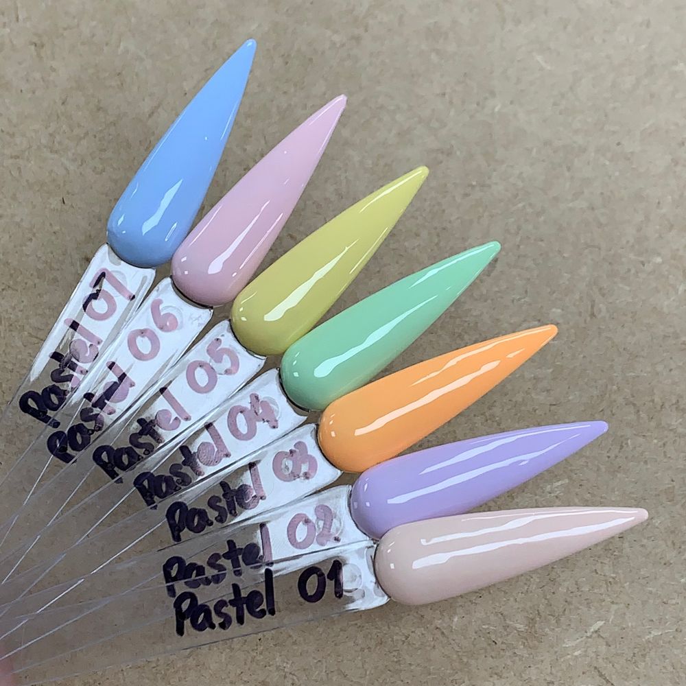 Pastel gel polish bottles - 2