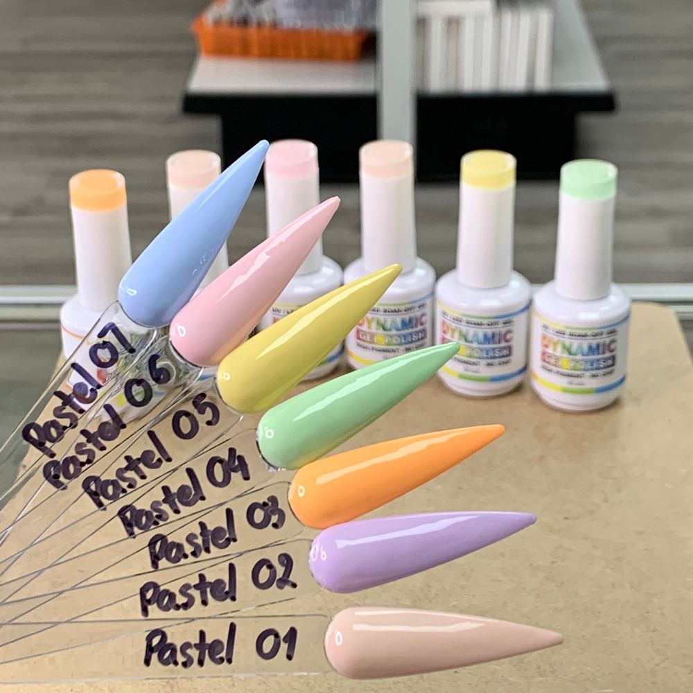 Pastel gel polish bottles - 3